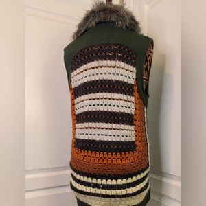 Fun vest, from an Anthropologie brand, Size 12